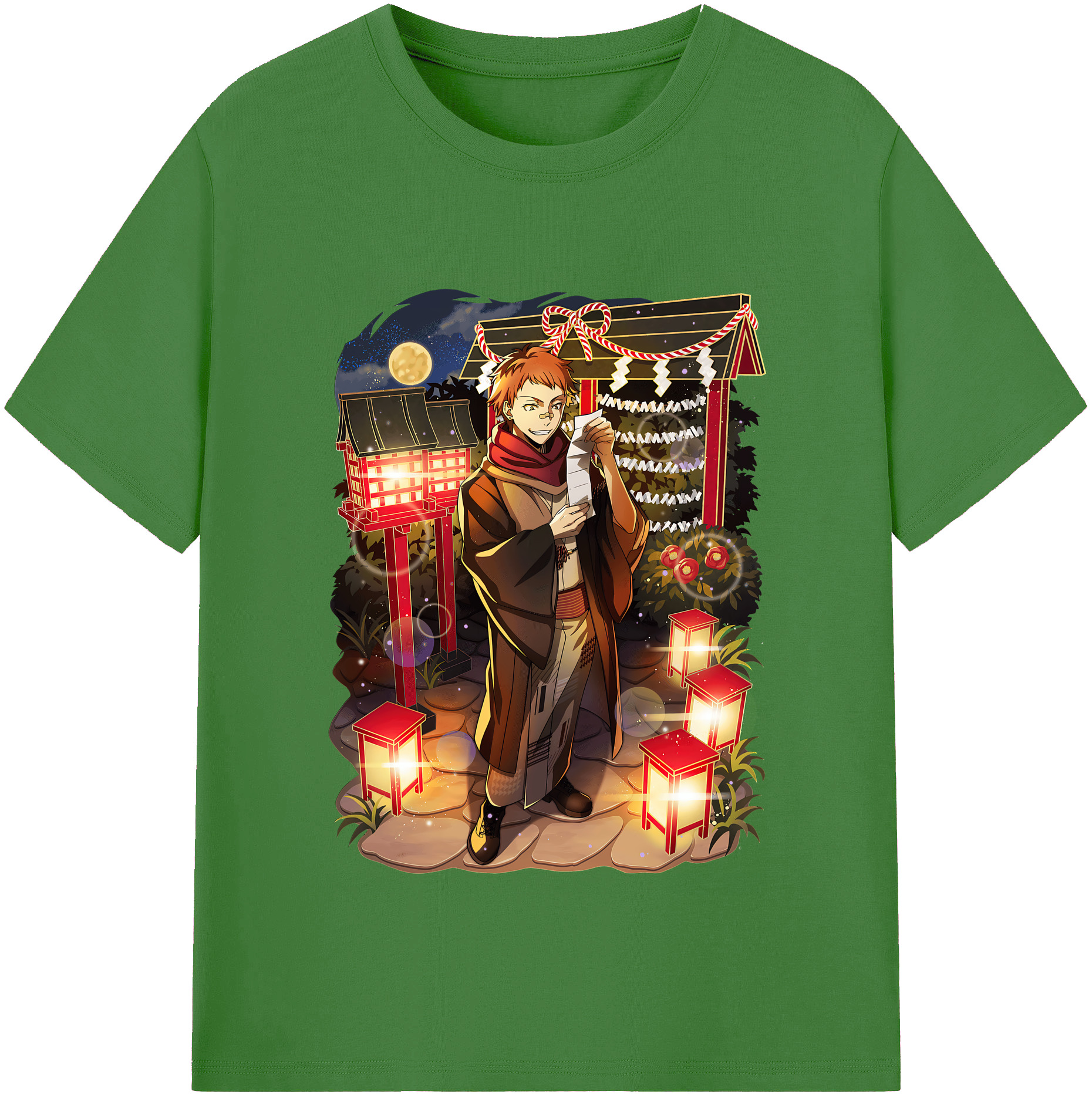 （画像用） 文豪ストレイドッグス Bungo Stray Dogs レディースカジュアルプリントTシャツ（綿100％）
